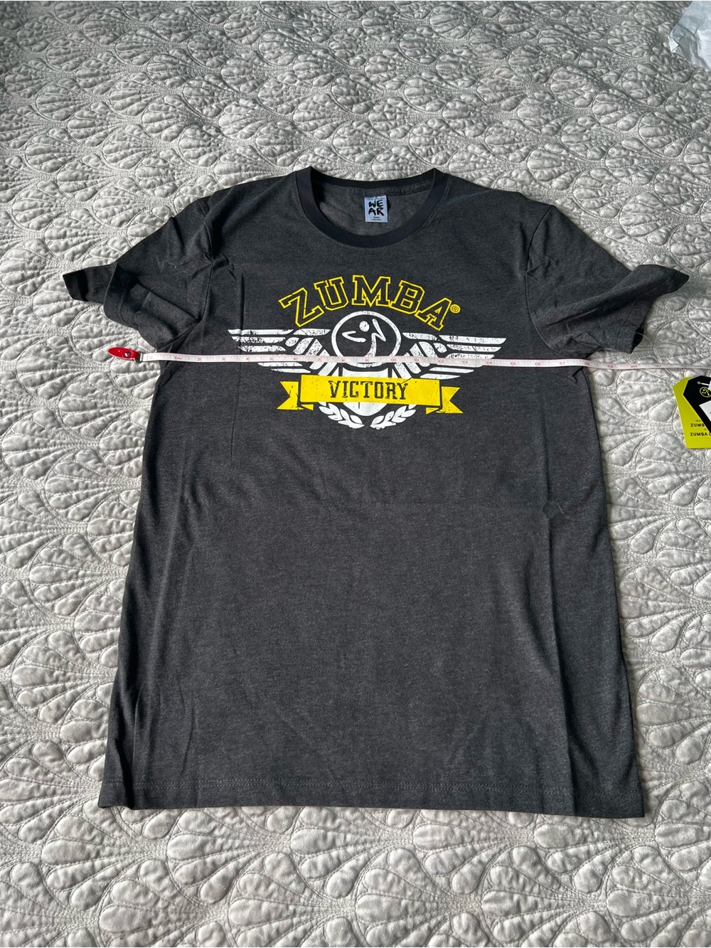 Zumba Fitness Zumba Victory Black Instructor Tee Crew Neck Unisex Small Nwt - Picture 3 of 9